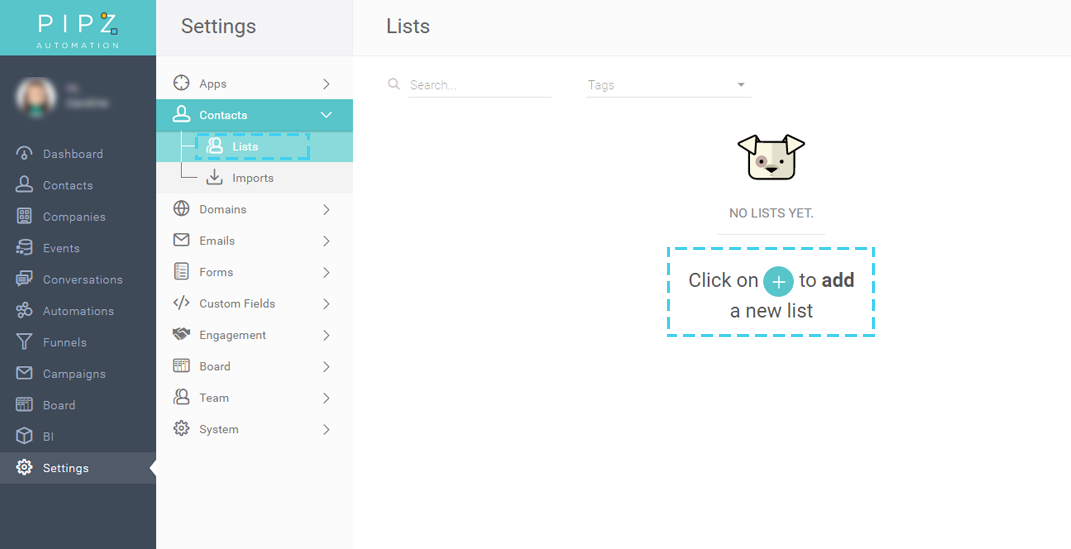 Como importar listas de contatos2